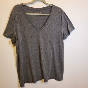 GRAY PURE ENERGY V-NECK TSHIRT - 3X